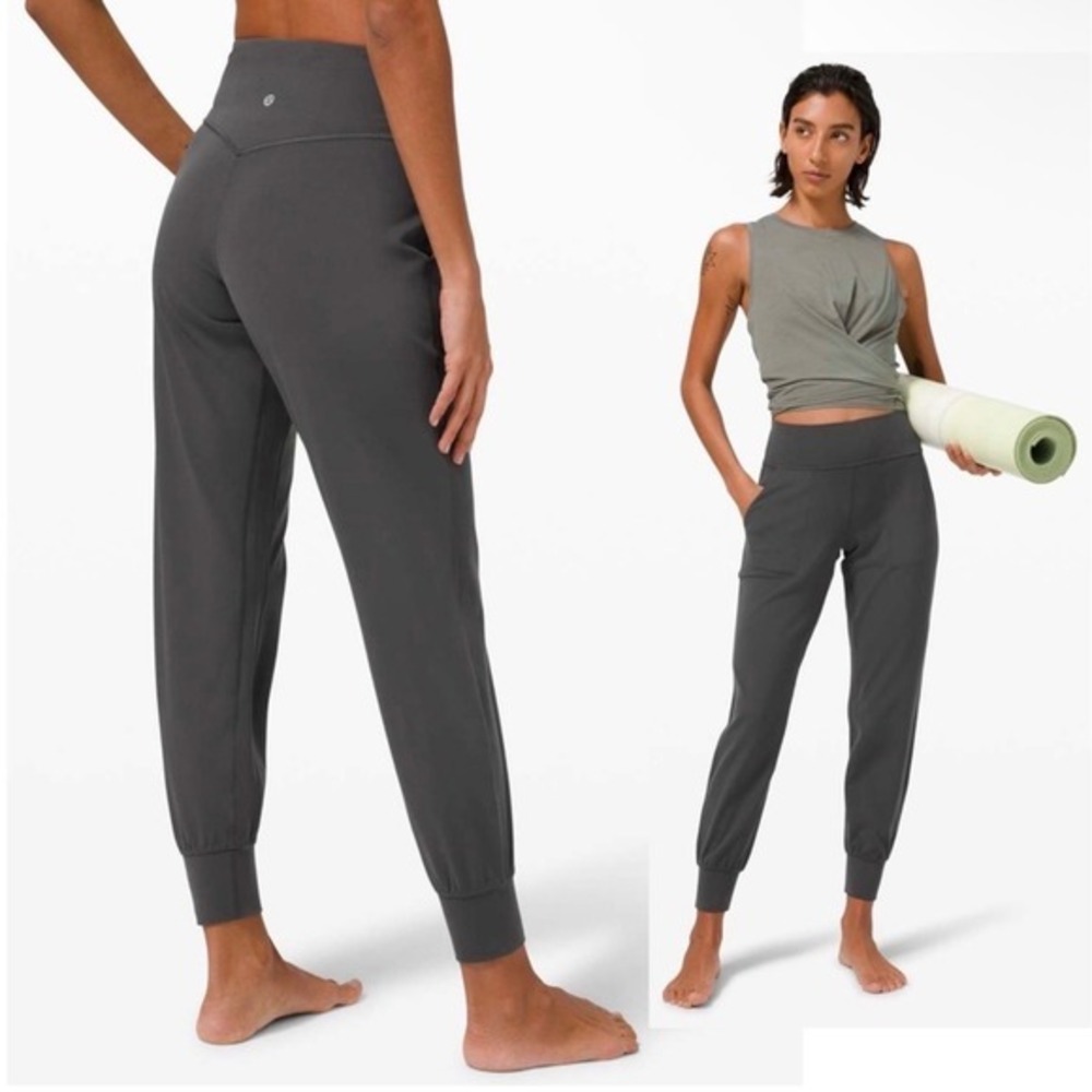 Lululemon Align Jogger 28 Graphite Grey Nulu High Rise Yoga Pants LW5BPXS Size 4